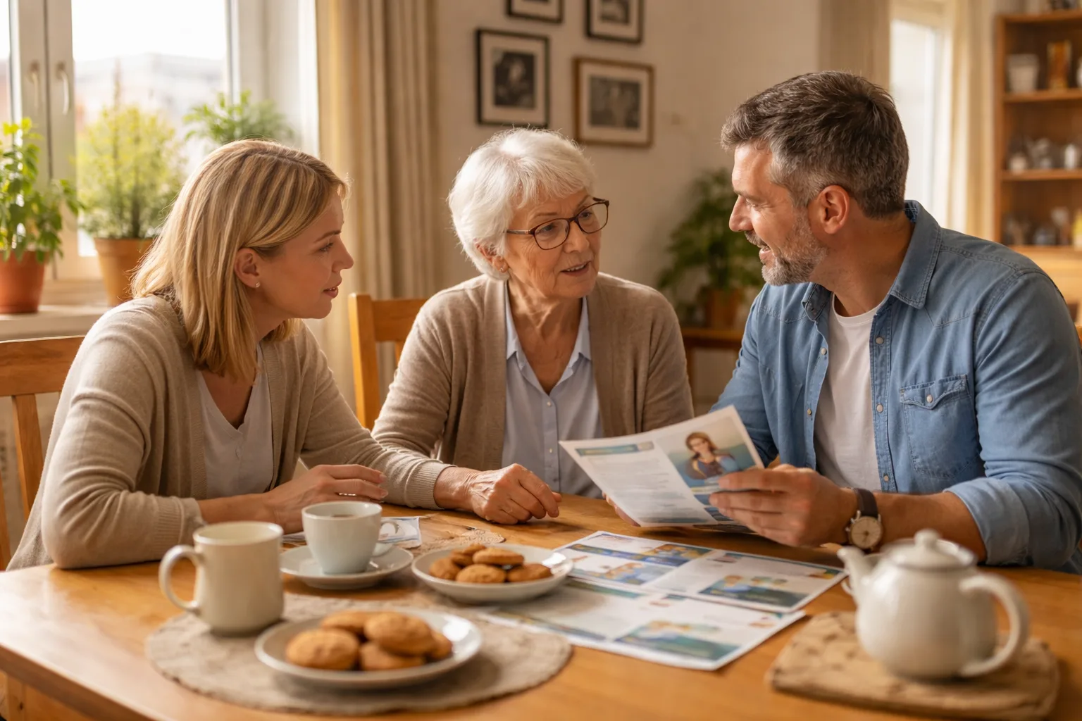 Professionelle Pflege und Betreuung - Illustration zum Thema: Häusliche Pflege umfassend erklärt