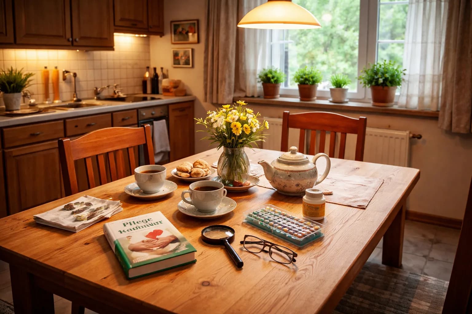 Professionelle Pflege und Betreuung - Illustration zum Thema: Pflegepauschbetrag: Steuerentlastung richtig nutzen